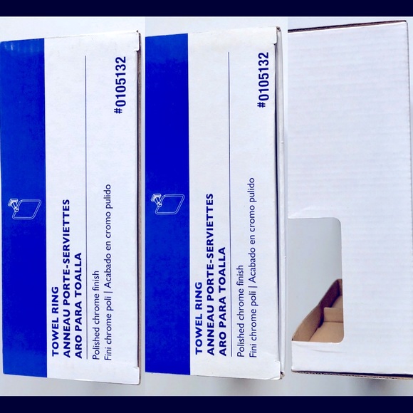 NEW Towel Ring Holder Polished Chrome Finish #0105132 - Picture 5 of 9